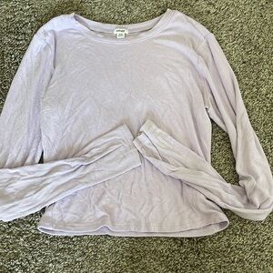 Purple Garage Long Sleeves Tshirt